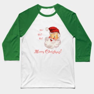 Ho Ho ho vintage retro Santa kids and adults t-shirt and gifts! Baseball T-Shirt